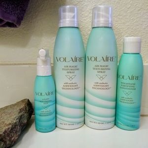 Set of four Volaire styling products
